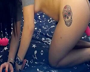 Why Does This Girl Handle Two Vibrating Dildos So Well?