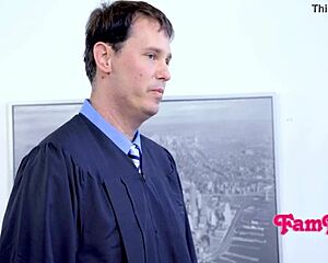 hey, why's this church girl banging her stepbro mid-hymn?