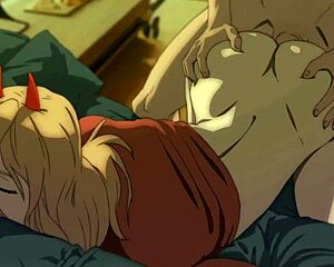 Yo, Power and Denji by Momotdart in wild hentai action! 😈