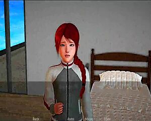 in my new family, the teen brunette gets her big ass played with