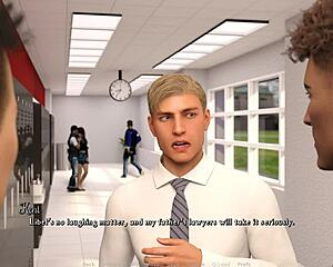 Hentai girl changing room scene with 3 rules