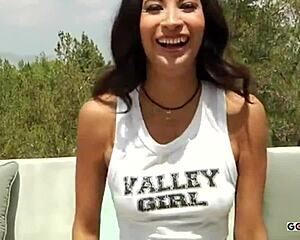 Intense anal fucking in the garage with a young 18+ girl sporting a strong ass, ending with a facial cumshot.