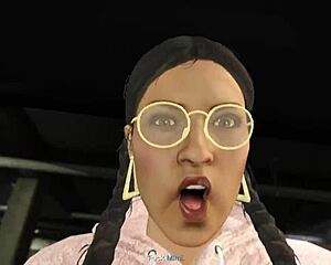 GTA V porn: találkozás Los Santosban baszásra