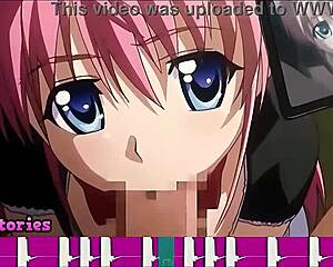 I watch hot blondes suck cock for first time in anime