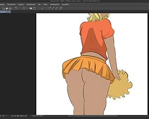 Kat from Gravity Rush flashes in this speedpaint animation.