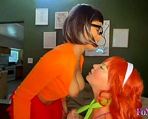 Halloween shenanigans with hot MILF and ebony goddesses