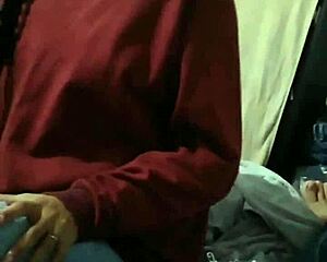 Real sex with stepsister caught in the room