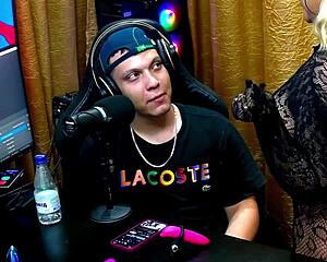 Ruan Grabs Andressa Sanchez's Delicious Tits And Ass In Podcast