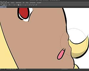 Kat from Gravity Rush flashes in this speedpaint animation.