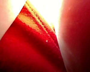 Unaware giantess tiny man hides in tits