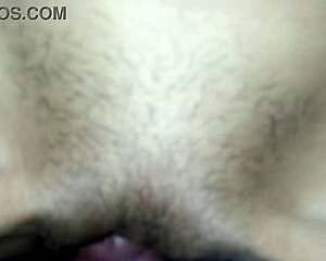 crossdresser spills cum on big-assed latina's curvy buttocks