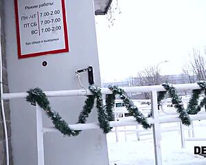 young rose wild pays debt by pleasing a stranger’s hard boner.