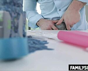 Scientist stepsiblings experiment in the lab