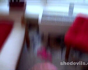 Ameliya, my Russian girlfriend, gives me a facial with cum while being an emo teen