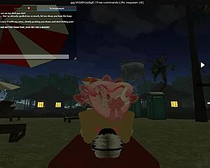 Big tits and assfucking in a 69 Roblox porn scene
