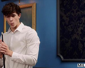 I school young man in oral sex