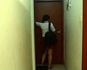 Anal sex with a neighbor in a short adult film