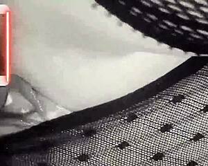 A beautiful woman from Russia enjoys the sperm that was released after a passionate sex session