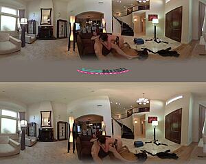 Unbelievable! Sexlikereal-Nikkis Delivers a Raise in Voyeur VR360 30 FPS VRHush!