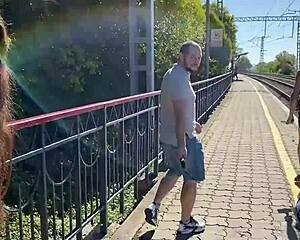 5 Guys Cum On One Stupid Bitch With Blowjob And Fucking.