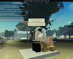 Big tits and assfucking in a 69 Roblox porn scene