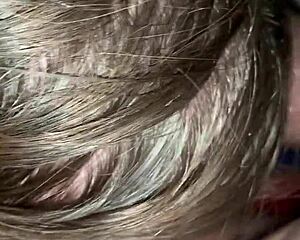 Wow, husband fucks wife's big tits in doggystyle blowjob!