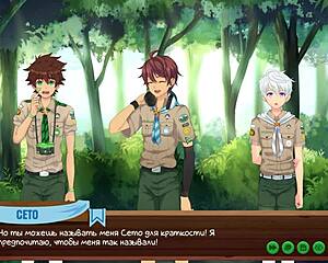 What happens in game friends camp episode 3 hiking in the forest?