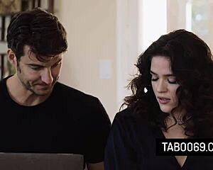Nerd helps hot MILF with tech issues and gets rewarded