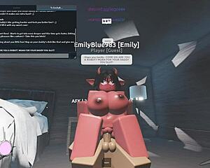 they bent over a wild roblox whore for rough play