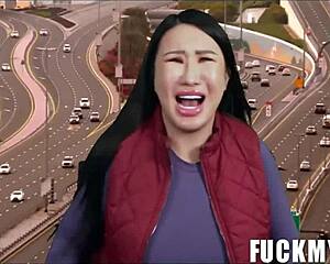 Alexia Anders, Suki Sin, James Bang, and Leo Vice cum everywhere simultaneously in part 3