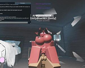 they bent over a wild roblox whore for rough play