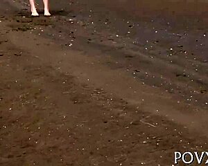 Powerful dude nails wet teen 18+ pussy in pov blowjob