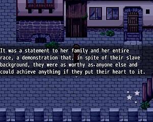 henteria chronicles 3 part 7, an eng game with pixel art and no animated scenes.