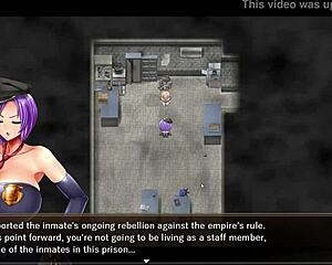 Karryn's Prison Hentai Game Ep 12 - Rough Threesome with Slime and Thug