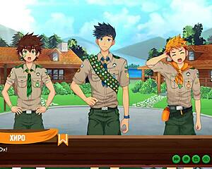 Game friends camp ep 34, Russian scoutmaster twist awaits