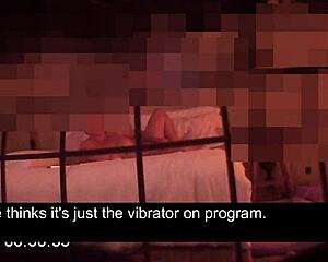 Stepmom's Hidden Cam Orgasms from Stepson's Masturbation Session