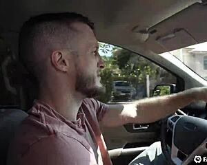 mackenzie takes home rideshare cocks to get double teamed in doggystyle