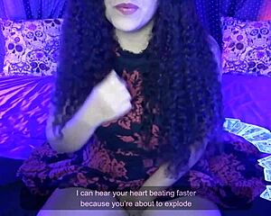 Homemade Joi In Spanish: Agatha Dolly Reads Cards And Gives Instructions To Cum All, Chapter 1 Special Halloween Night.
