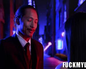 Alexia Anders, Suki Sin, James Bang, and Leo Vice cum everywhere simultaneously in part 3