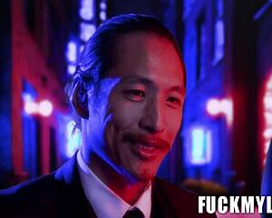 Alexia Anders, Suki Sin, James Bang, and Leo Vice cum everywhere simultaneously in part 3