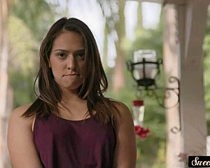 Teen beauty experiences taboo pounding from stepdad's big black cock.