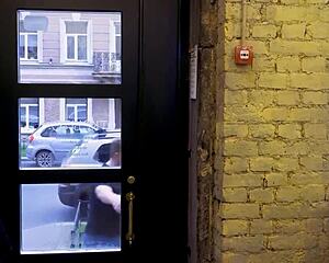 Rim4k wondrous babe with enhanced tits has a weakness for asslicking 😍