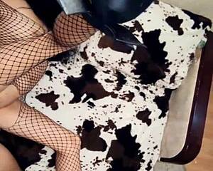 Sexwife rides fans' cocks in stockings and lingerie with intense anal