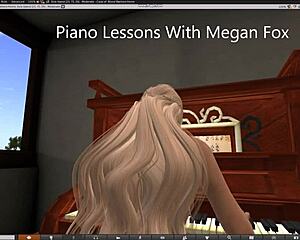 Megan Fox Plays Piano!