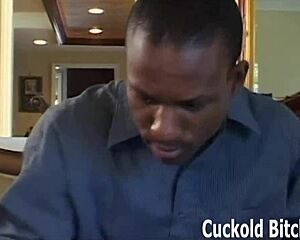 See how my small and tight vagina is pierced by a big black dick