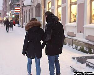 Casual teen chats and hangs out freely