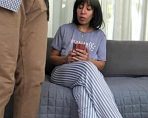 Family Taboo: Stepmom Calls Gay Friend To Fuck Bisexual Stepson Hard.