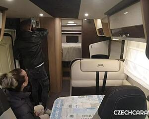 At the party, they decided sex in the caravan was way better