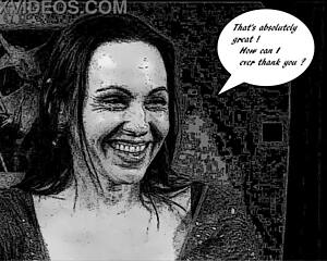 Judith explores her desires in an animated hentai world