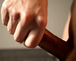 Japanese gay guy masturbates his cock in part 9. 😏